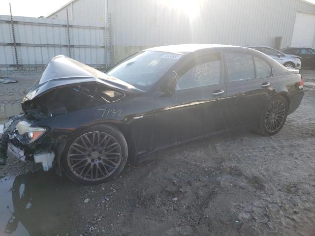 BMW 750I 2008 with VIN WBAHL83508DT13146 - Photo from auction