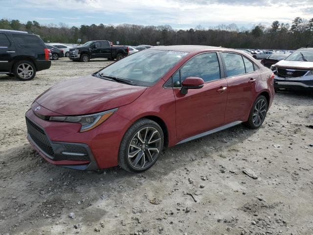 TOYOTA COROLLA SE 2022 with VIN 5YFS4MCE4NP133403 - Photo from auction