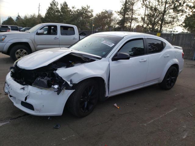 DODGE AVENGER SE 2013 with VIN 1C3CDZAG9DN750401 - Photo from auction