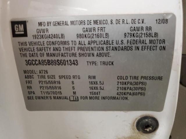 Photo 14 from auction – 2009 CHEVROLET HHR PANEL with VIN 3GCCA85B89S601343