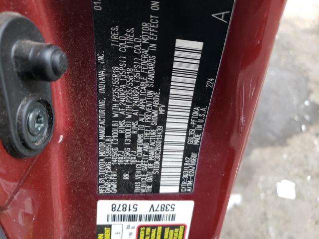 Photo 14 from auction – 2011 TOYOTA SIENNA XLE with VIN 5TDDK3DC2BS019439