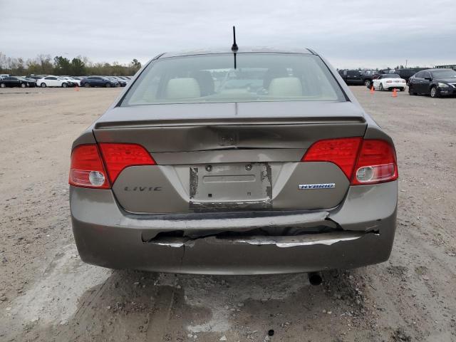 Photo 6 from auction – 2008 HONDA CIVIC HYBR with VIN JHMFA36278S025039