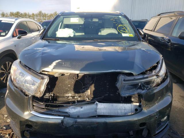 Photo 5 from auction – 2016 TOYOTA HIGHLANDER with VIN 5TDJKRFH3GS278415
