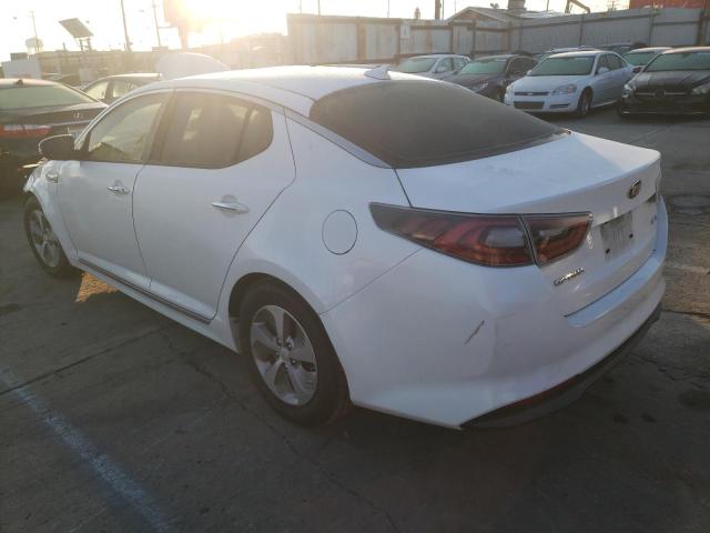 Photo 2 from auction – 2016 KIA OPTIMA HYB with VIN KNAGM4AD5G5093653