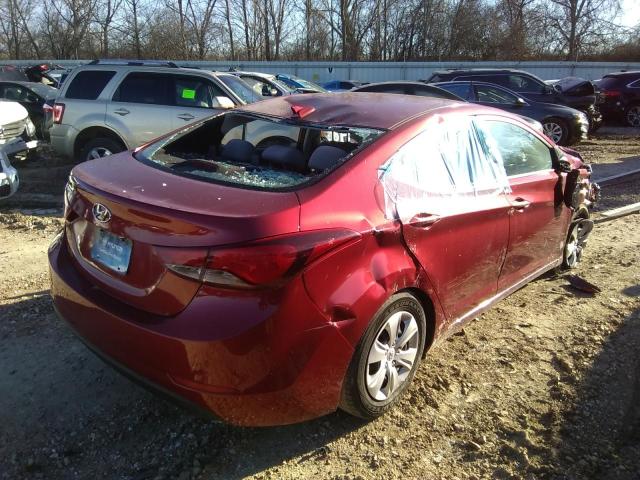 Photo 4 from auction – 2016 HYUNDAI ELANTRA SE with VIN 5NPDH4AE5GH744671