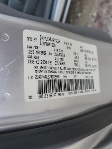 Photo 14 from auction – 2007 DODGE GRAND CARA with VIN 2D4GP44L67R132009