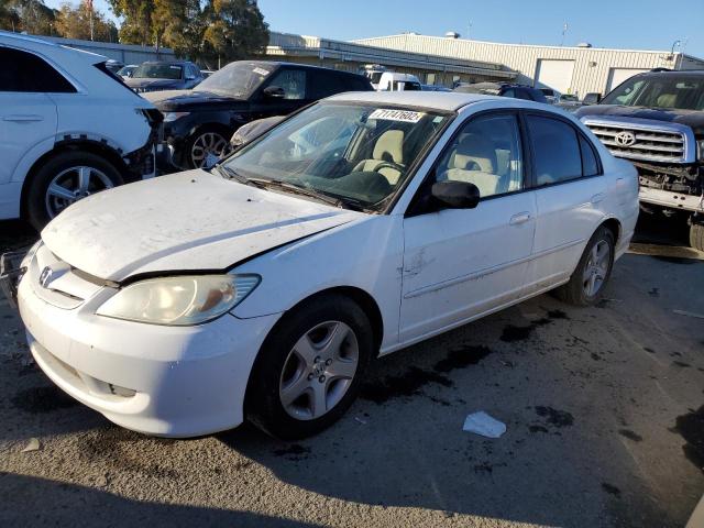 HONDA CIVIC LX 2004 with VIN 2HGES16514H623087 - Photo from auction