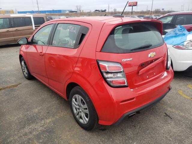 Photo 2 from auction – 2020 CHEVROLET SONIC with VIN 1G1JG6SB9L4134254