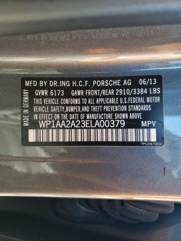 Photo 14 from auction – 2014 PORSCHE CAYENNE with VIN WP1AA2A23ELA00379