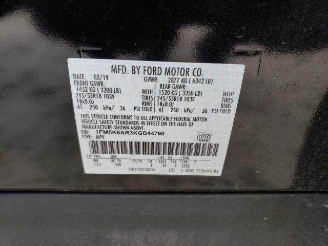 Photo 14 from auction – 2019 FORD EXPLORER P with VIN 1FM5K8AR3KGB44790