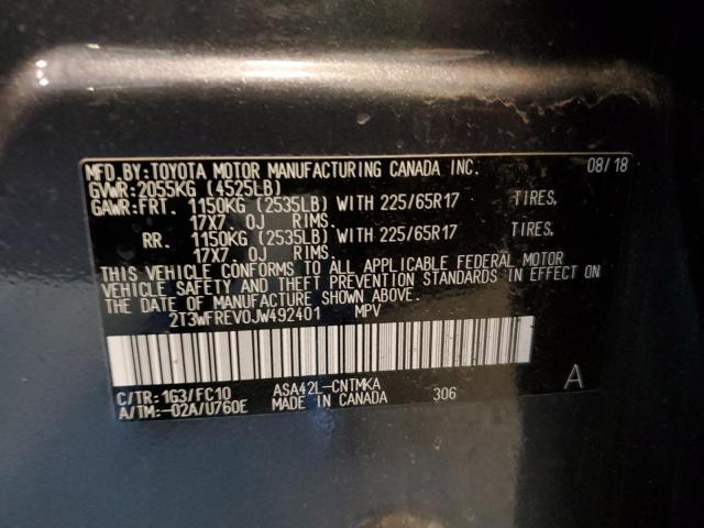 Photo 14 from auction – 2018 TOYOTA RAV4 ADVEN with VIN 2T3WFREV0JW492401