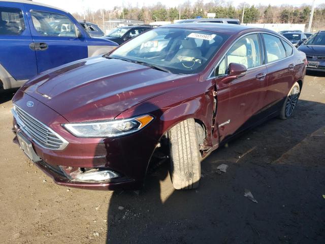FORD FUSION TIT 2017 with VIN 3FA6P0RU7HR128586 - Photo from auction