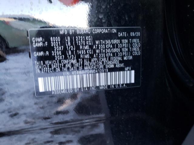 Photo 14 from auction – 2021 SUBARU ASCENT LIM with VIN 4S4WMAPD4M3412919