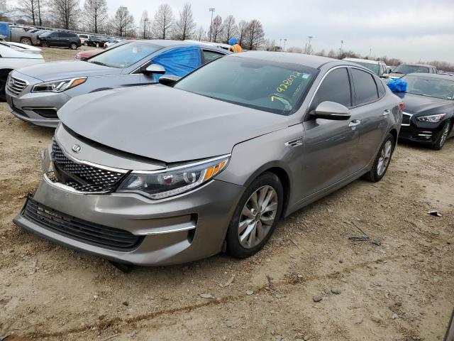 KIA OPTIMA EX 2018 with VIN 5XXGU4L35JG222632 - Photo from auction