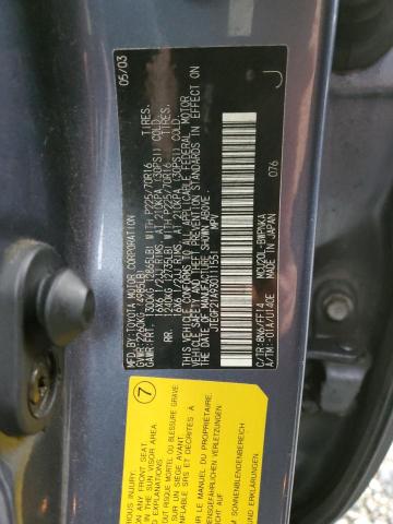 Photo 14 from auction – 2003 TOYOTA HIGHLANDER with VIN JTEGF21A930111551