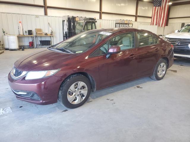 Photo 1 from auction – 2013 HONDA CIVIC LX with VIN 19XFB2F57DE040821