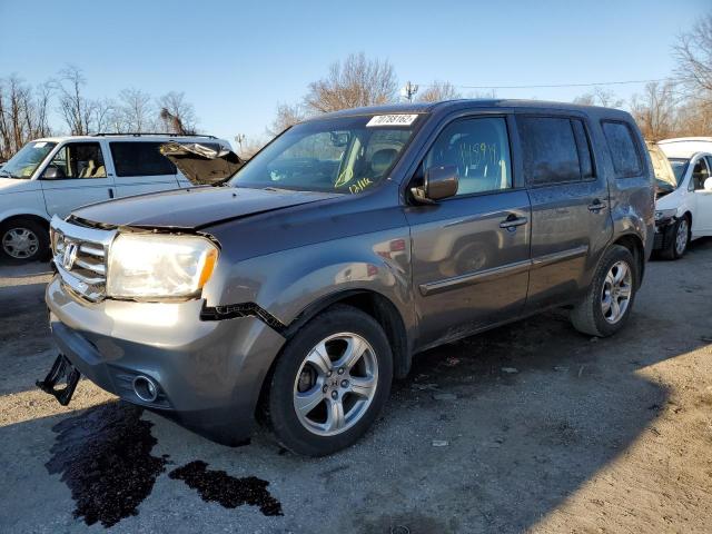 HONDA PILOT EXL 2012 with VIN 5FNYF4H62CB008821 - Photo from auction