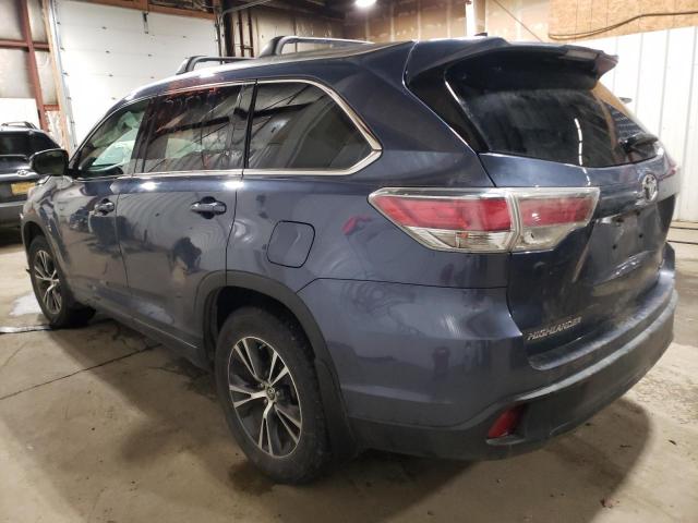 Photo 2 from auction – 2016 TOYOTA HIGHLANDER with VIN 5TDJKRFH3GS236228