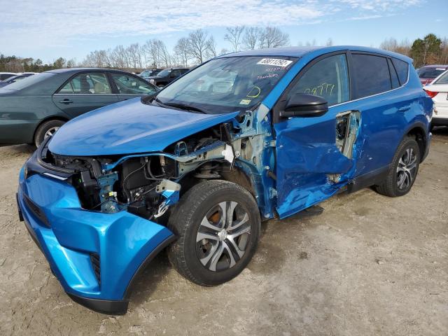 Photo 1 from auction – 2018 TOYOTA RAV4 LE with VIN 2T3ZFREV1JW505699