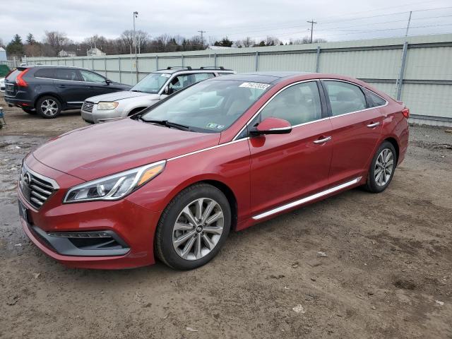 HYUNDAI SONATA SPO 2016 with VIN 5NPE34AF9GH414883 - Photo from auction