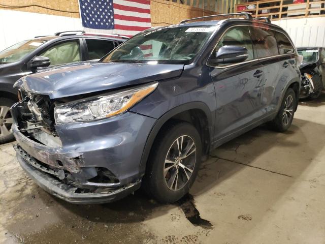 TOYOTA HIGHLANDER 2016 con VIN 5TDJKRFH3GS236228 - Foto de la subasta
