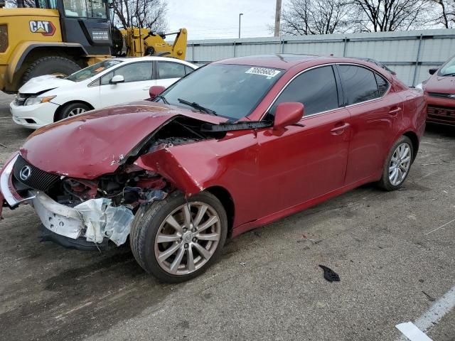 LEXUS IS 250 2008 with VIN JTHCK262585025159 - Photo from auction