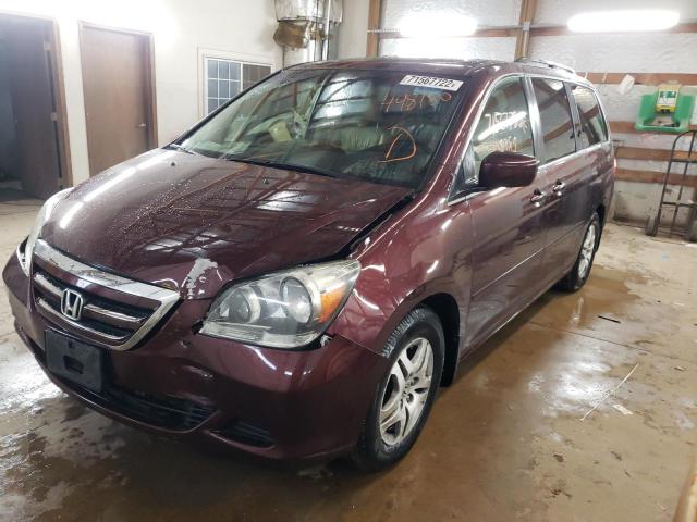 Photo 1 from auction – 2007 HONDA ODYSSEY EX with VIN 5FNRL38627B448180