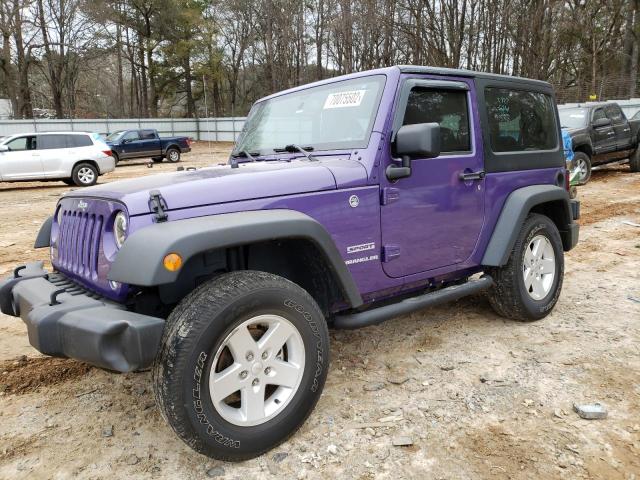JEEP WRANGLER S 2017 with VIN 1C4AJWAG0HL697261 - Photo from auction