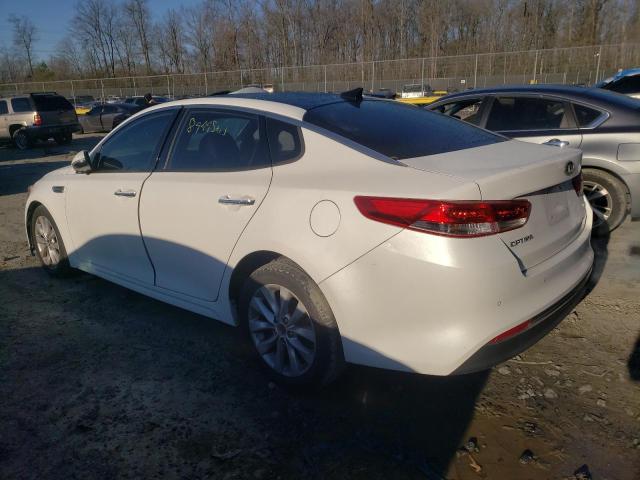Photo 2 from auction – 2016 KIA OPTIMA EX with VIN 5XXGU4L38GG063176