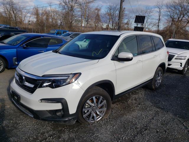 HONDA PILOT EXL 2021 with VIN 5FNYF5H58MB041871 - Photo from auction
