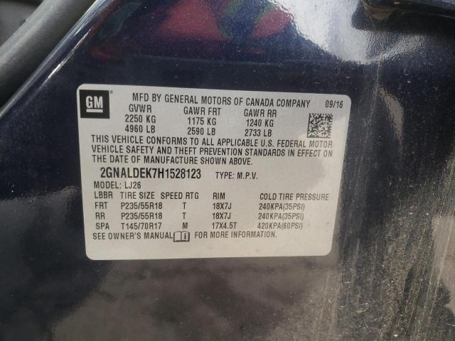 Photo 14 from auction – 2017 CHEVROLET EQUINOX PR with VIN 2GNALDEK7H1528123
