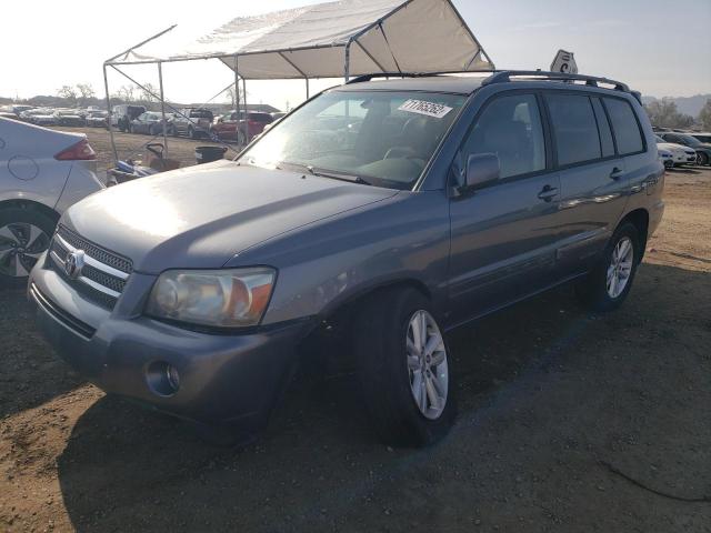 TOYOTA HIGHLANDER 2006 with VIN JTEEW21A060004724 - Photo from auction
