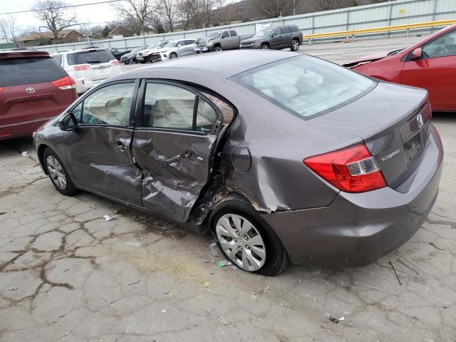 Photo 2 from auction – 2012 HONDA CIVIC LX with VIN 2HGFB2F59CH603050