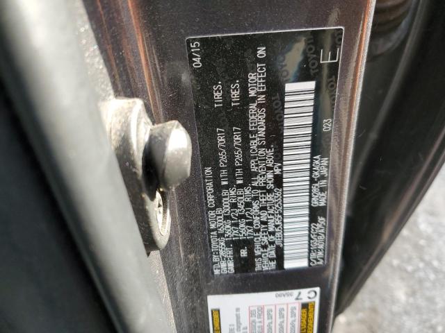 Photo 14 from auction – 2015 TOYOTA 4RUNNER SR with VIN JTEBU5JR5F5253362