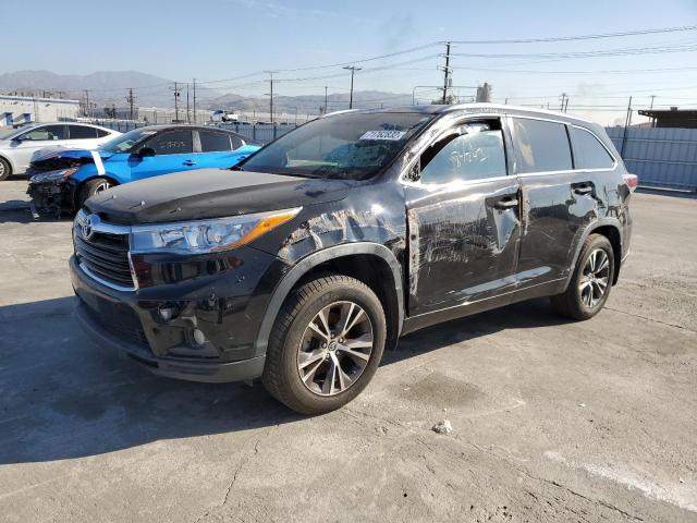 TOYOTA HIGHLANDER 2016 with VIN 5TDKKRFH7GS176782 - Photo from auction