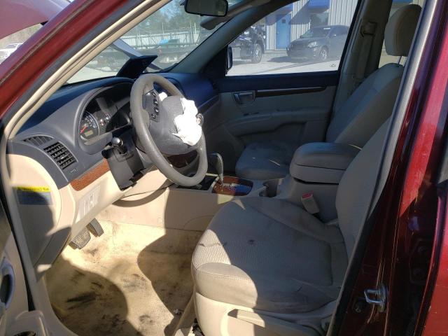 Photo 7 from auction – 2009 HYUNDAI SANTA FE G with VIN 5NMSG13D79H329512