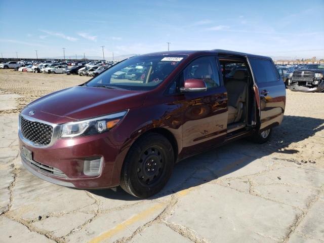 Photo 1 from auction – 2015 KIA SEDONA LX with VIN KNDMB5C13F6029902