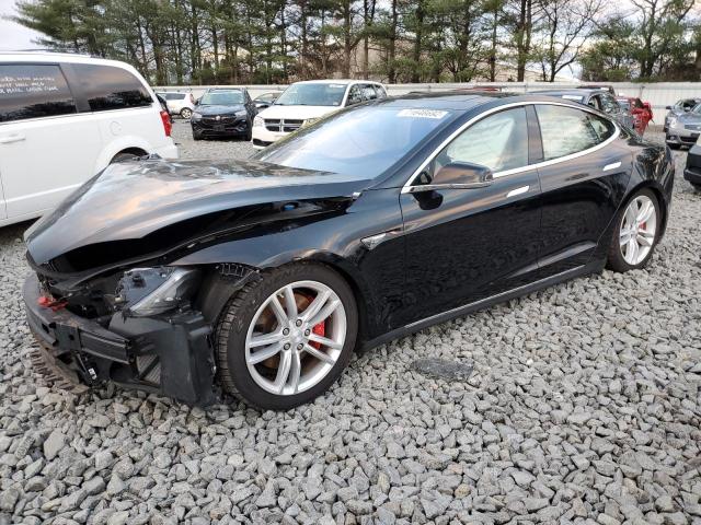 TESLA MODEL S P8 2015 with VIN 5YJSA1H42FF093942 - Photo from auction