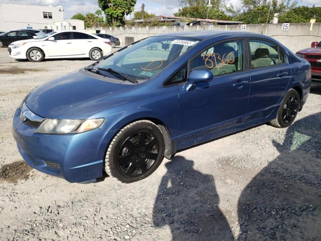 HONDA CIVIC LX 2010 with VIN 2HGFA1F52AH305711 - Photo from auction