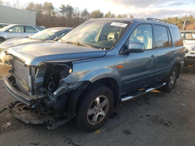 HONDA PILOT EX 2006 with VIN 2HKYF18646H535893 - Photo from auction