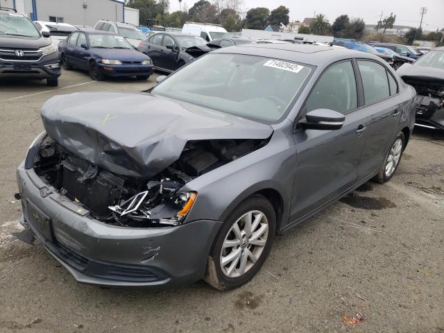 VOLKSWAGEN JETTA SE 2012 with VIN 3VWDP7AJXCM406492 - Photo from auction
