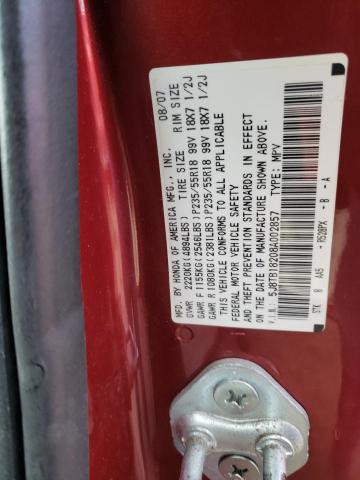 Photo 14 from auction – 2008 ACURA RDX with VIN 5J8TB18208A002857