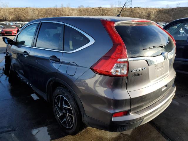 Photo 2 from auction – 2016 HONDA CR-V SE with VIN 5J6RM4H4XGL068965