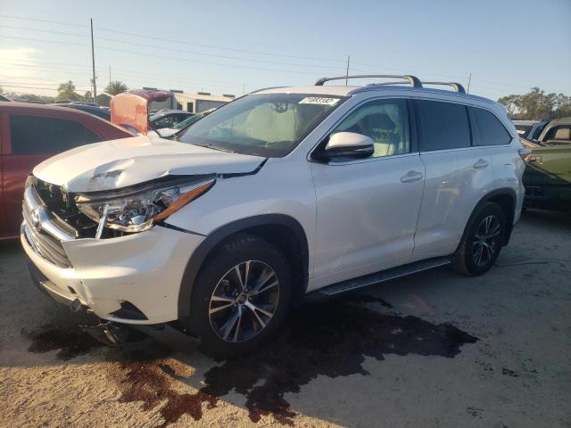 TOYOTA HIGHLANDER 2016 with VIN 5TDJKRFHXGS272515 - Photo from auction
