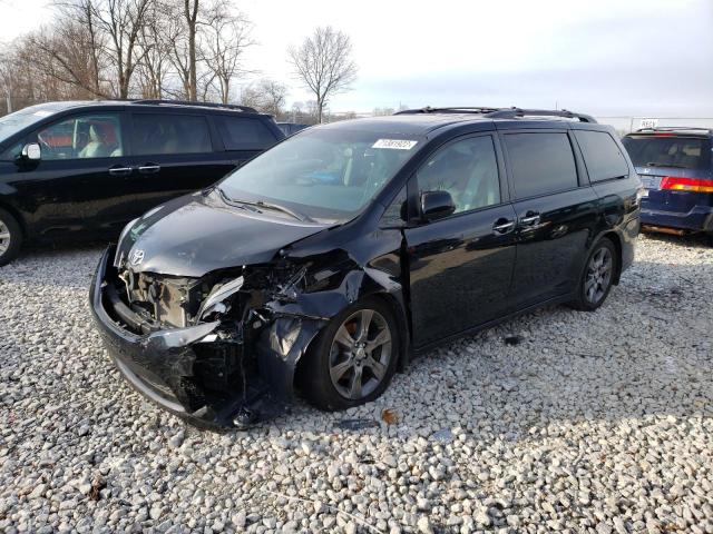 TOYOTA SIENNA SE 2016 with VIN 5TDXK3DC7GS764398 - Photo from auction
