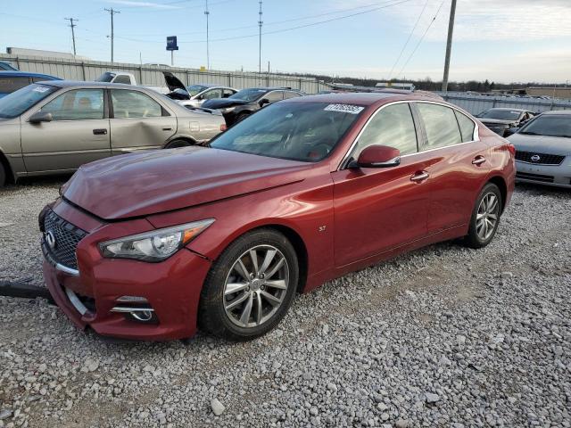 INFINITI Q50 BASE 2015 with VIN JN1BV7AR6FM418695 - Photo from auction