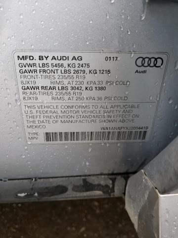 Photo 14 from auction – 2018 AUDI Q5 PREMIUM with VIN WA1ANAFYXJ2004419