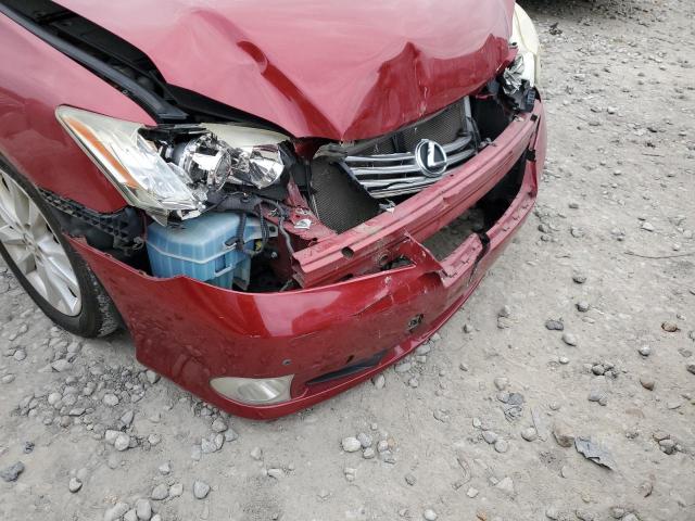 Photo 12 from auction – 2010 LEXUS ES 350 with VIN JTHBK1EG8A2399727