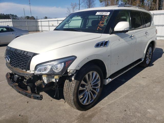 INFINITI QX80 2015 with VIN JN8AZ2NC3F9371736 - Photo from auction