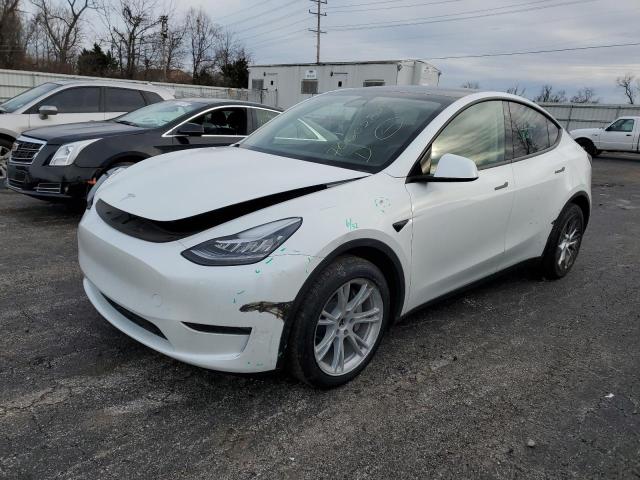 TESLA MODEL Y 2021 with VIN 5YJYGDEE1MF262465 - Photo from auction